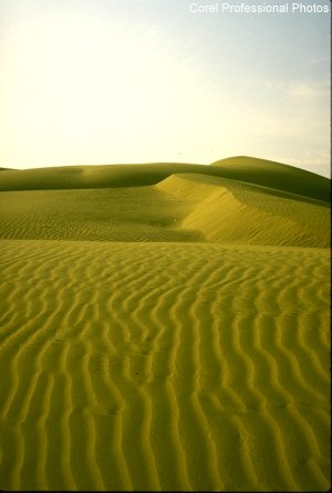 Picturesue Sand Dunes, Rajasthan