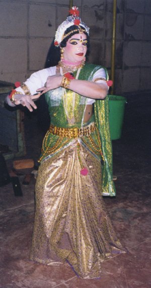 Man Dressed as a Woman for a Play