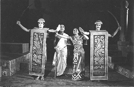 A Scene From Bengali Theater