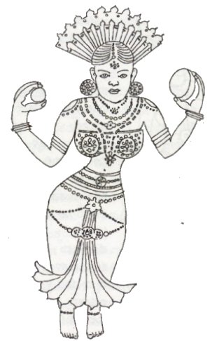 Depiction of a Sati in a Hero-stone 
