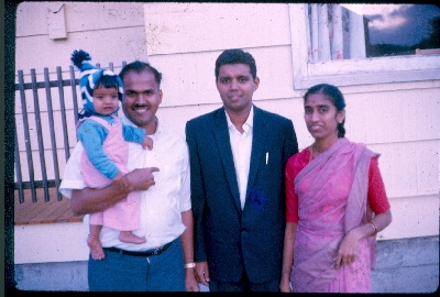Kamat with Baban and Shanta Nadkarni
