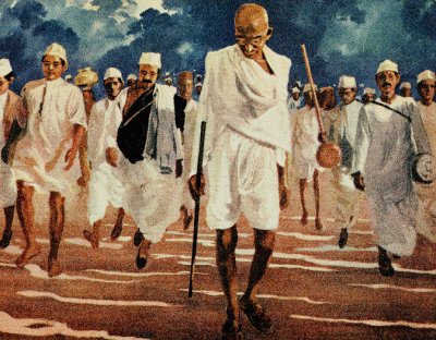 The Dandi March to Make Salt