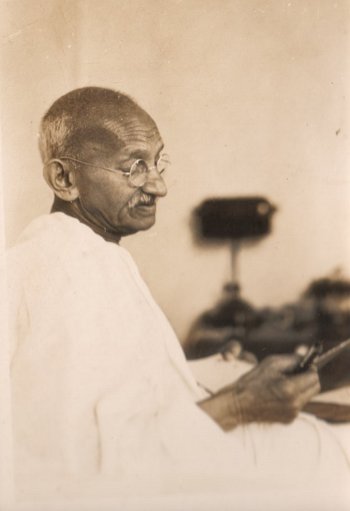Thoughtful Gandhi