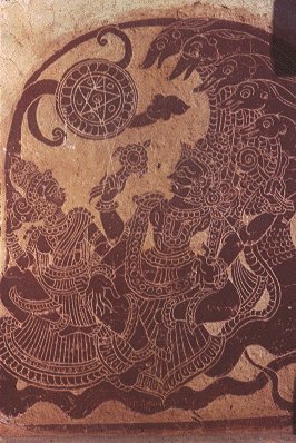 Romance of  Laxmi and Vishnu : Kavi  Mural