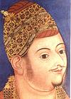 Sultan Ibrahim Adil Shah II of Bijapur, portrait by a Bikaner artist, 1590
