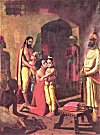 Lord Krishna and Balaram Liberating their Parents from Kansa