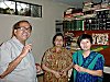 The Kamats at their residence in Bangalore