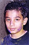 A Young Boy on a Holi Day
