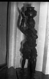 Adivasi woman carrying water, model