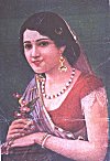 Indian woman � from a picture postcard