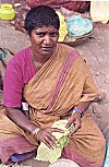 Woman Selling Paan Leaves 
