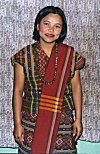 A Young Girl from Mizoram in her Traditional Dress