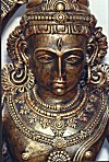 Mixed Metallic Icon of Vishnu