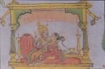 Krishna-Parijata Watercolor Pictures