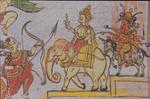 Krishna-Parijata Watercolor Pictures
