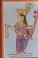 Krishna-Parijata Watercolor Pictures
