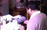 Kamat on his Typewriter