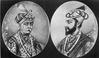 Portraits of Mughal Emperors Akbar and Shah Jehan