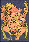 Ganesh, from a Painting