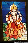 Ganesh in Stained Glass