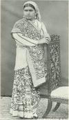Parsi Lady in Traditional Dress