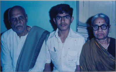 Vikas (in center) with Gorur Couple