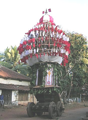 Four Wheeled Temple Chariot